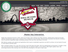 Tablet Screenshot of masterkeyinteractive.com